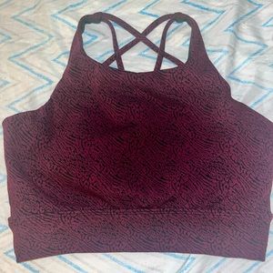 Buff Bunny maroon crisscross tank medium